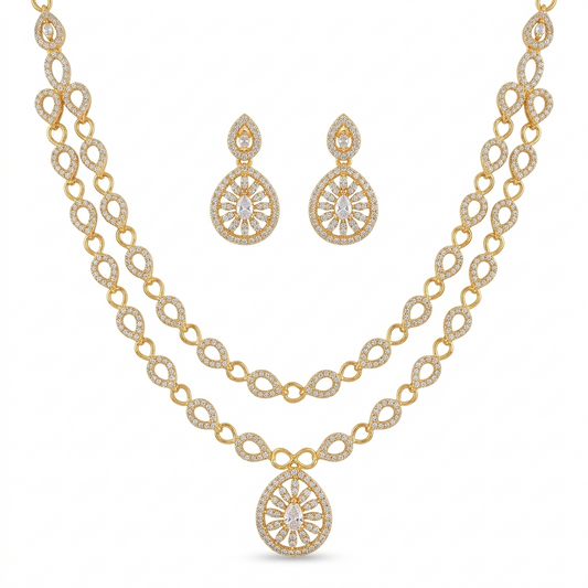 Double layer necklace